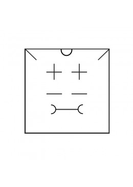 Esquema interior de carton para colgante, anillo y pendientes de joyeria bisuteria