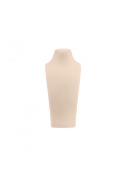 Peto busto display personalizado en nappa para joyeria bisuteria y joyas cd-c101