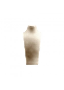 Peto busto display personalizado en nappa para joyeria bisuteria y joyas cd-c101