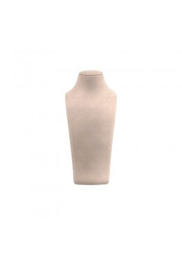 Peto busto display personalizado en nappa para joyeria bisuteria y joyas cd-c101