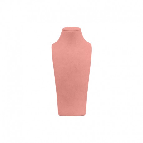 Peto busto display personalizado en microfibra para joyeria bisuteria y joyas cd-c101