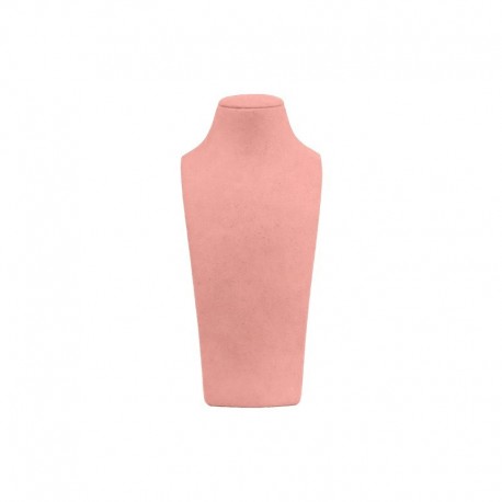 Peto busto display personalizado en microfibra para joyeria bisuteria y joyas cd-c101
