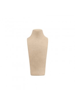 Peto busto display personalizado en microfibra para joyeria bisuteria y joyas cd-c101