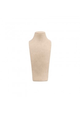 Peto busto display personalizado en microfibra para joyeria bisuteria y joyas cd-c101