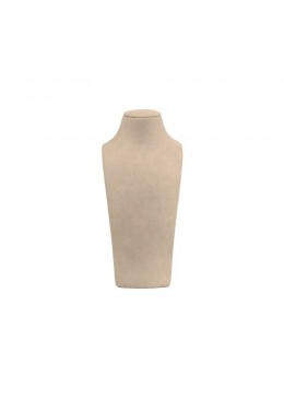 Peto busto display personalizado en microfibra para joyeria bisuteria y joyas cd-c101