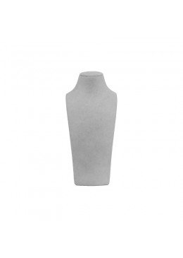 Peto busto display personalizado en microfibra para joyeria bisuteria y joyas cd-c101