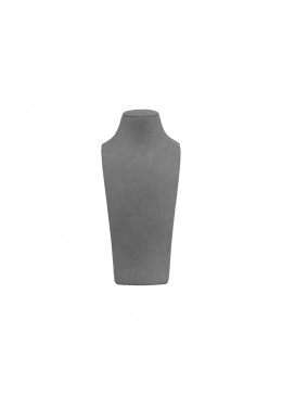 Peto busto display personalizado en microfibra para joyeria bisuteria y joyas cd-c101
