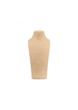 Peto busto display personalizado en microfibra para joyeria bisuteria y joyas cd-c101
