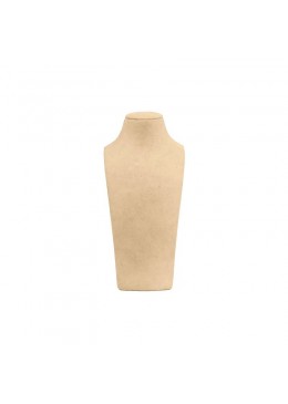 Peto busto display personalizado en microfibra para joyeria bisuteria y joyas cd-c101