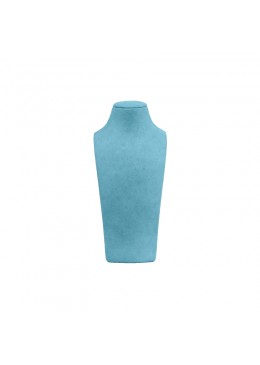 Peto busto display personalizado en microfibra para joyeria bisuteria y joyas cd-c101