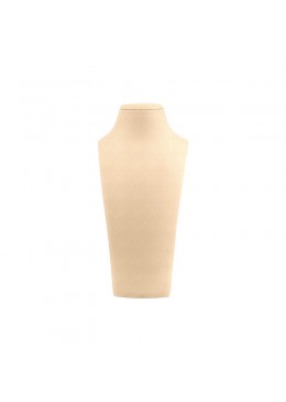 Peto busto display personalizado en nappa para joyeria bisuteria y joyas cd-c102