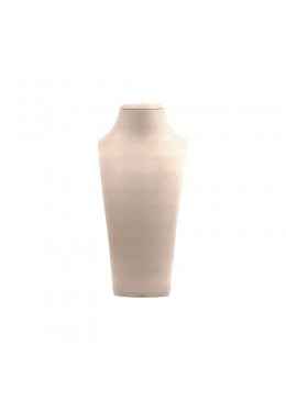 Peto busto display personalizado en nappa para joyeria bisuteria y joyas cd-c102