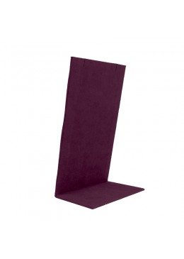 Expositor para collar o colgante personalizado en microfibra para joyeria bisuteria y joyas cd-cg104