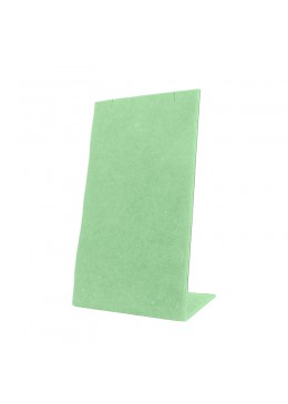 Expositor para collar o colgante personalizado en microfibra para joyeria bisuteria y joyas cd-cg104