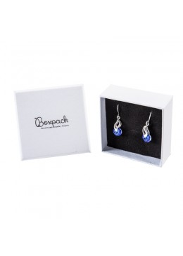 Caja de carton juego de pendientes, sortija y colgante de joyeria y bisuteria MP61