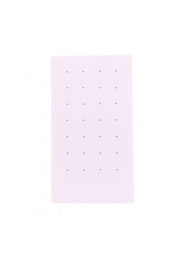 Expositor para 14 pares de pendientes personalizado en microfibra para joyeria bisuteria y joyas cd-p121