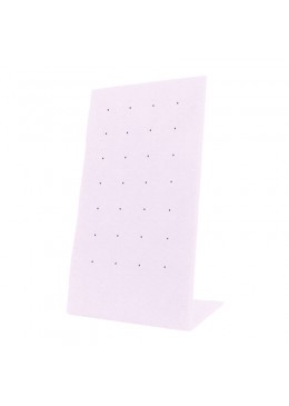 Expositor para 14 pares de pendientes personalizado en microfibra para joyeria bisuteria y joyas cd-p121