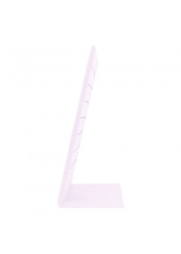 Expositor para 14 pares de pendientes personalizado en microfibra para joyeria bisuteria y joyas cd-p121