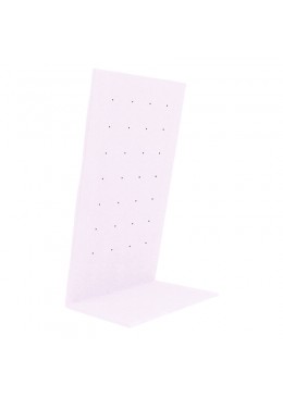 Expositor para 14 pares de pendientes personalizado en microfibra para joyeria bisuteria y joyas cd-p121