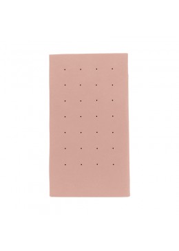 Expositor para 14 pares de pendientes personalizado en microfibra para joyeria bisuteria y joyas cd-p121