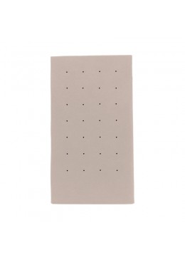 Expositor para 14 pares de pendientes personalizado en microfibra para joyeria bisuteria y joyas cd-p121