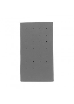 Expositor para 14 pares de pendientes personalizado en microfibra para joyeria bisuteria y joyas cd-p121