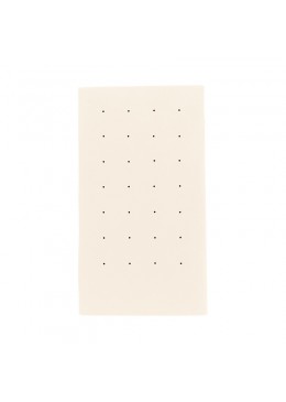 Expositor para 14 pares de pendientes personalizado en microfibra para joyeria bisuteria y joyas cd-p121