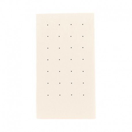 Expositor para 14 pares de pendientes personalizado en microfibra para joyeria bisuteria y joyas cd-p121