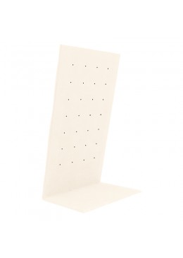 Expositor para 14 pares de pendientes personalizado en microfibra para joyeria bisuteria y joyas cd-p121