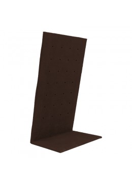 Expositor para 14 pares de pendientes personalizado en microfibra para joyeria bisuteria y joyas cd-p121