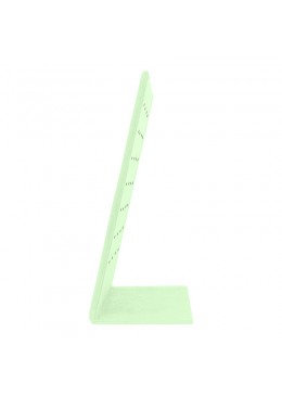 Expositor para 14 pares de pendientes personalizado en microfibra para joyeria bisuteria y joyas cd-p121