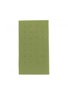 Expositor para 14 pares de pendientes personalizado en microfibra para joyeria bisuteria y joyas cd-p121