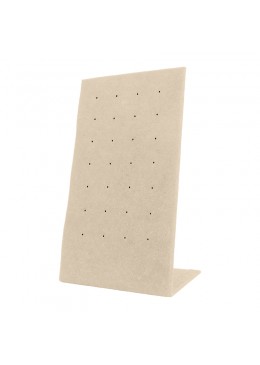 Expositor para 14 pares de pendientes personalizado en microfibra para joyeria bisuteria y joyas cd-p121