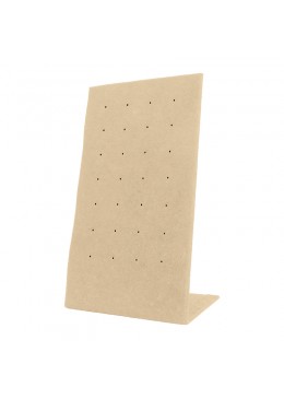 Expositor para 14 pares de pendientes personalizado en microfibra para joyeria bisuteria y joyas cd-p121