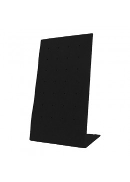 Expositor para 14 pares de pendientes personalizado en microfibra para joyeria bisuteria y joyas cd-p121