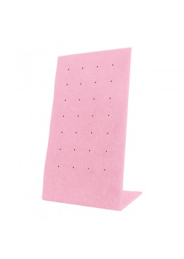 Expositor para 14 pares de pendientes personalizado en microfibra para joyeria bisuteria y joyas cd-p121