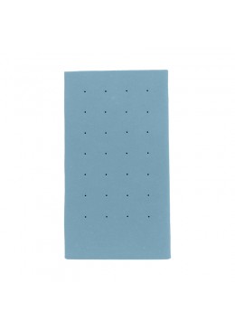 Expositor para 14 pares de pendientes personalizado en microfibra para joyeria bisuteria y joyas cd-p121