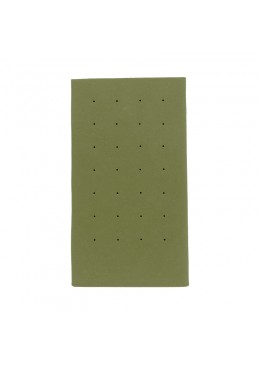 Expositor para 14 pares de pendientes personalizado en microfibra para joyeria bisuteria y joyas cd-p121