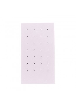 Expositor para 14 pares de pendientes personalizado en microfibra para joyeria bisuteria y joyas cd-p121