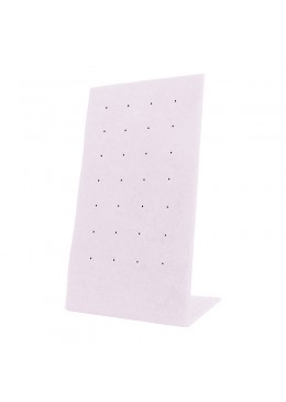 Expositor para 14 pares de pendientes personalizado en microfibra para joyeria bisuteria y joyas cd-p121