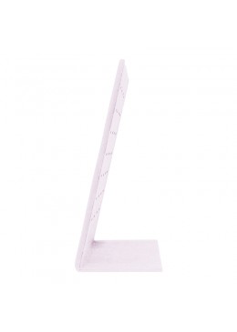 Expositor para 14 pares de pendientes personalizado en microfibra para joyeria bisuteria y joyas cd-p121