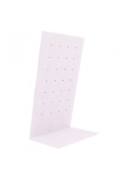 Expositor para 14 pares de pendientes personalizado en microfibra para joyeria bisuteria y joyas cd-p121