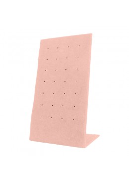 Expositor para 14 pares de pendientes personalizado en microfibra para joyeria bisuteria y joyas cd-p121