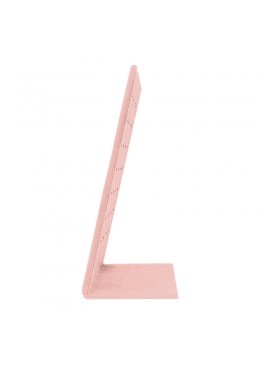 Expositor para 14 pares de pendientes personalizado en microfibra para joyeria bisuteria y joyas cd-p121