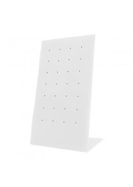 Expositor para 14 pares de pendientes personalizado en nappa para joyeria bisuteria y joyas cd-p121