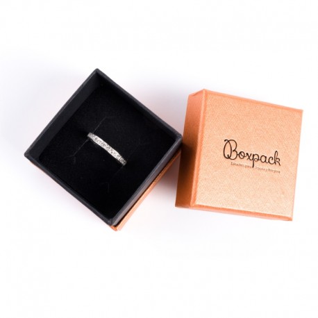 Caja de carton para anillo o pendientes de joyeria bisuteria y joyas TLP-42