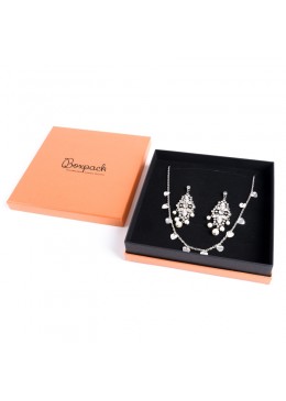 Caja de carton para collar gargantilla de joyeria bisuteria y joyas TLP-18