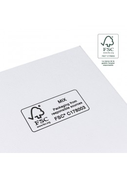 Caja eco FSC® de carton para joyeria bisuteria 51x51x33 Mm F42