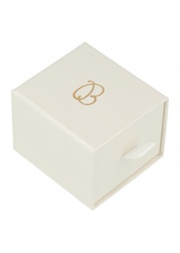 CAJA SORTIJA O PENDIENTES 55x50x42 Mm. BLANCA SG-1