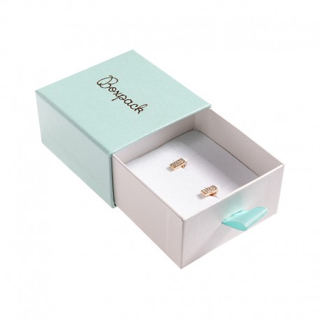 CAJA PARA PENDIENTES Y COLGANTE 73x70x40 Mm AGUAMARINA SG-1-AQ-B